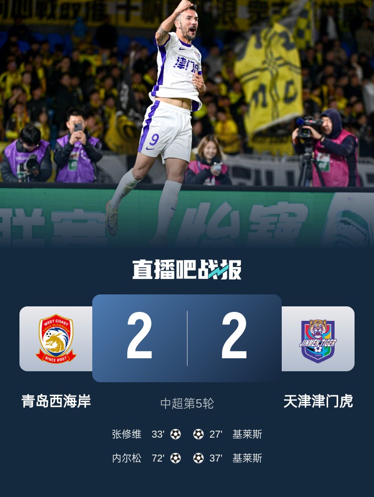 津媒：津門虎只踢了半場好球，9天3賽凸顯體能及板凳深度不足